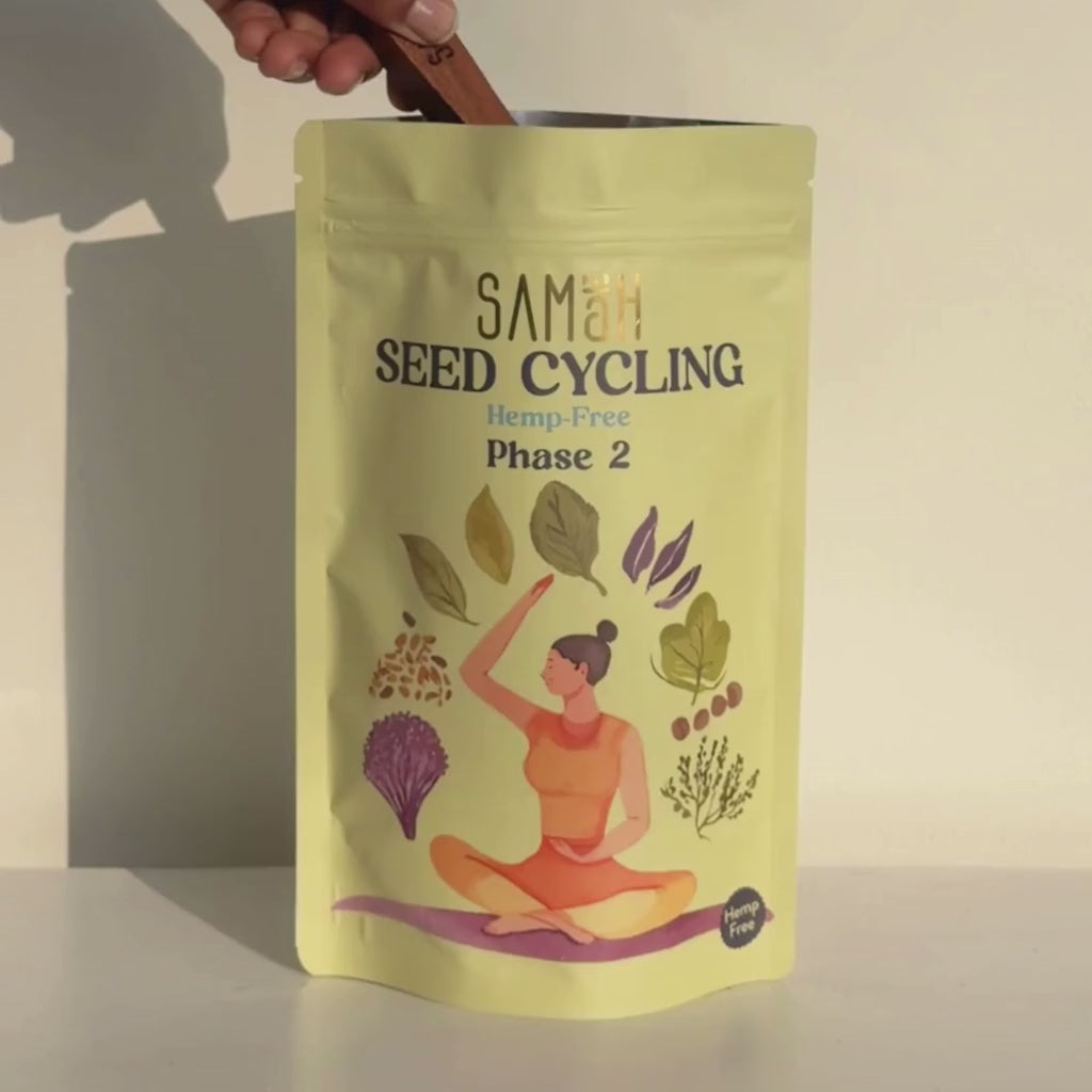 Load video: SEED CYCLING BLEND - PHASE 1 &amp; PHASE 2 (Hemp Free)
